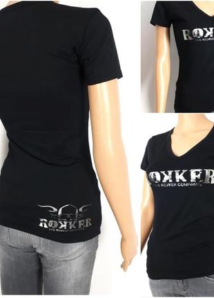Женская байкерская футболка rokker original warson king kerosin metal mulisha3 фото
