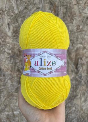 Пряжа alize cotton gold