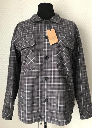 Новая (с этикеткой) стильная мужская плотная рубашка / ветровка, размер 2xl