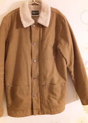 Куртка шерпа primark chore work coat. m. як carhartt chore