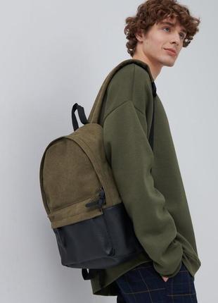 Рюкзак міський унісекс / для чоловіків / для жінок колір хакі house1 фото
