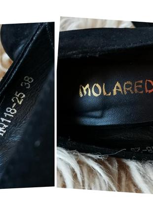 Туфли molared туфли высокий каблук лодочки чёрные замшевые лабутены туфли sergio rossi4 фото