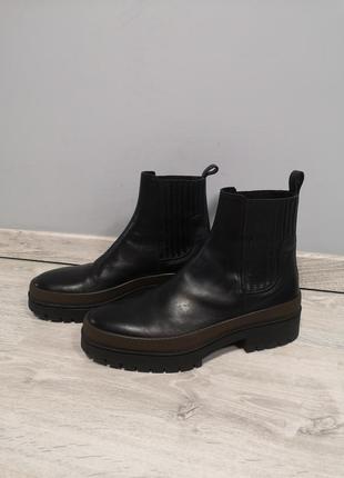 Кожаные ботинки, челси hermès1 фото
