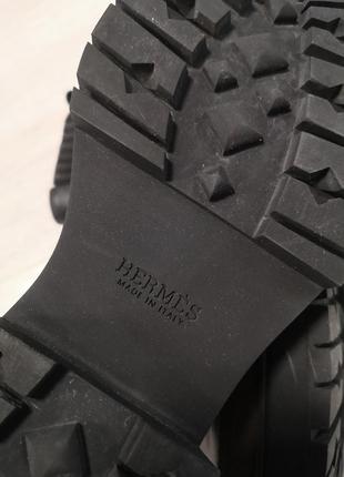 Кожаные ботинки, челси hermès8 фото