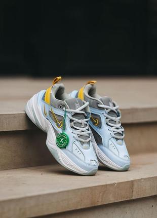 Кросівки nike m2k blue - yellow6 фото