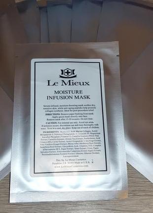 ✨професійна тканинна маска  le mieux moisture infusion mask2 фото