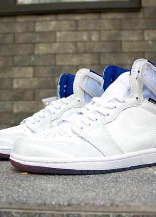 Jordan 1 retro high zoom white racer blue ck6637-104