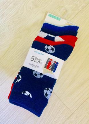 Шкарпетки для хлопчика примарк оригінал primark футбол
