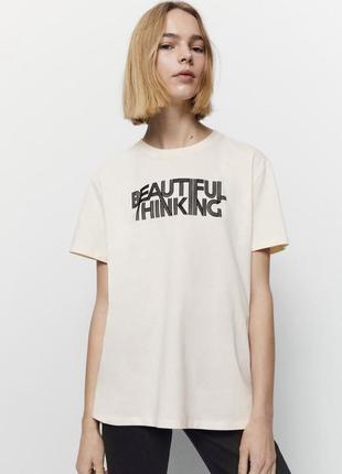 Футболка massimo dutti розмір s 100% cotton