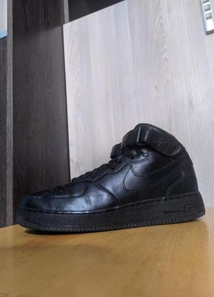 Nike air force 1 - шкіряні кросівки, черевики