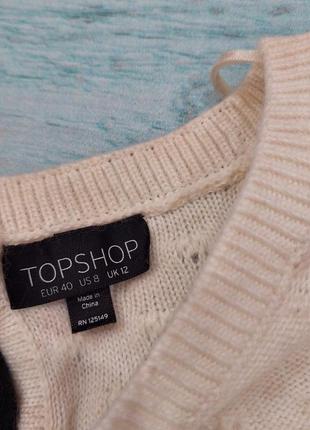 Свитер ангоровый topshop р. 12/l/404 фото