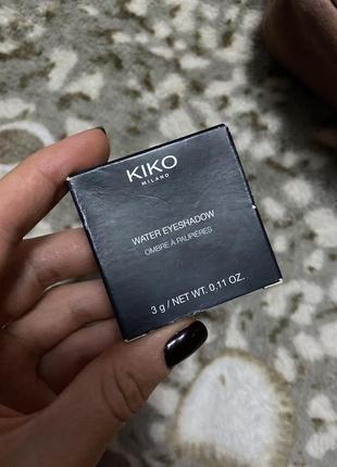 Тіні для повік тени для век kiko milano water eyeshadow