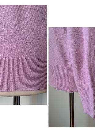 Кашеміровий фіолетовий пуловер джемпер lannalfo & sgariglia6 фото
