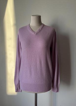 Кашеміровий рожевий пуловер джемпер lannalfo & sgariglia2 фото