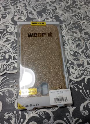 Блискучий силіконовий чохол twins для samsung galaxy j 6 plus