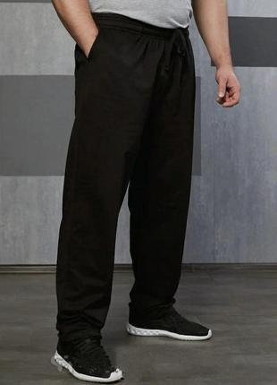 Батали,начос!штани спортивні прямі для мужчин, двухнитка всередині начос 80%котон узбекистан р.58-662 фото