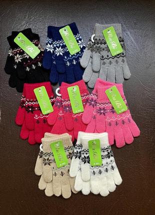 🔥варежки рукавички рукавицы перчатки для девочек тёплые6 фото