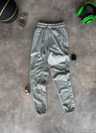 Спортивные штаны мужские nike серые / спортивні штани чоловічі чоловічі найк сірі5 фото