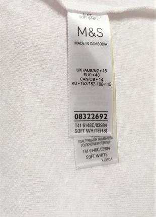 Лляна футболка marks & spencer, розмір 20/22, колекція 2020 року6 фото