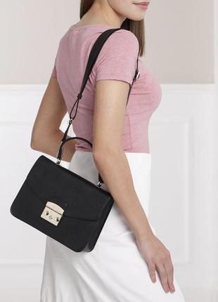 Сумка furla metropolis top handle onyx1 фото