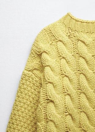 Неймовірний светр об’ємної вязки оверсайз🥰❤️💋5 фото