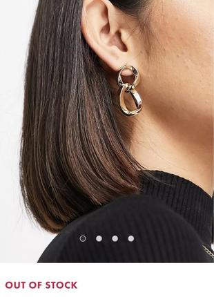 Сережки золотые asos