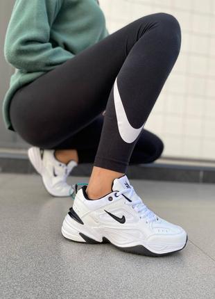 Жіночі кросівки nike m2k tekno white black / женские кроссовки найк м2к текно