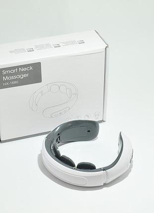Імпульсний масажер для шиї міостимулятор smart neck massager hx-16802 фото