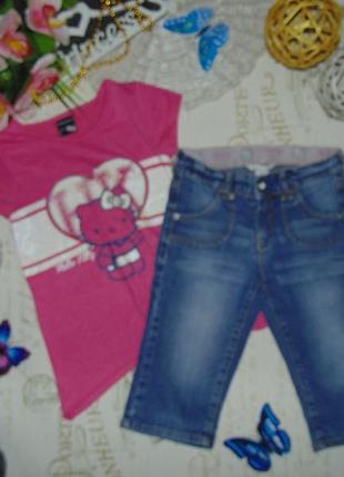 7-8лет.бриджи h&m hello kitty.мега выбор обуви и одежды! 5