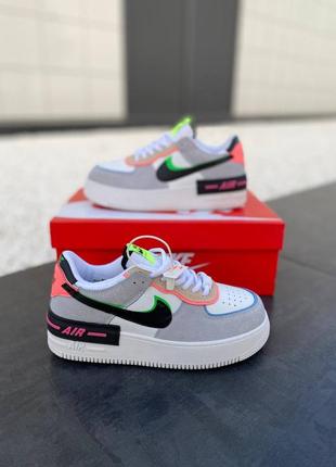 Жіночі кросівки nike air force 1 shadow sunset pulse / жіночі кросівки найк аір форс шадов4 фото