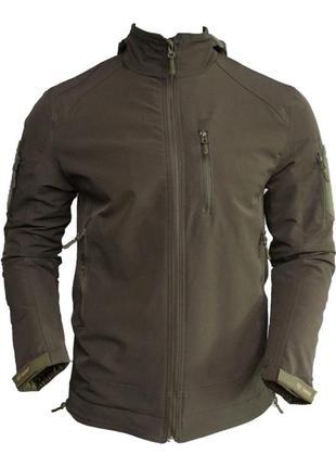 Куртка тактическая софтшел оливковая