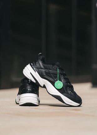 Жіночі кросівки nike m2k black - white/ женские кроссовки найк м2к текно