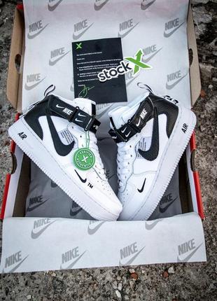Жіночі кросівки mercurial nike air force ultra hight white / женские кроссовки найк аир форс