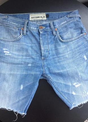 Стильні джинсові шорти бриджы 31 32 розмір
