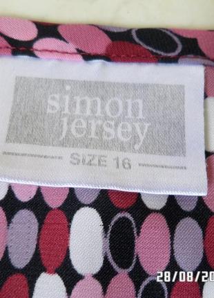 Simon jersey xl 16р блузка3 фото