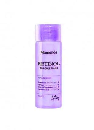 Mamonde retinol ampoule toner інтенсивний відновлюючий тонер з ретинолом