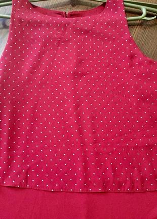 Блуза спинка - разлетайка колір бордо3 фото