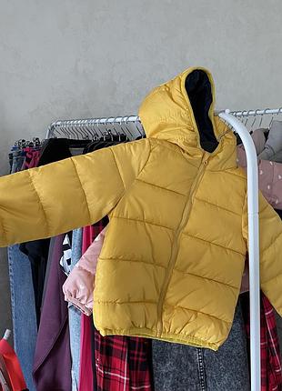 Куртка детская демисезон желтая