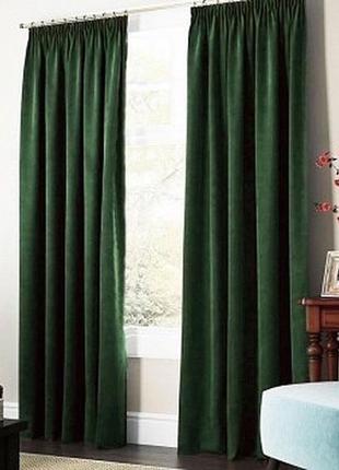 Штори, комплект штор, тканина мікровелюр