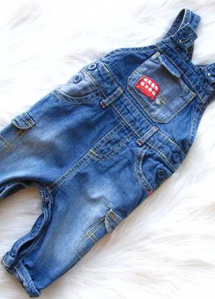 Джинсовий напівкомбінезон комбінезон ромпер mothercare