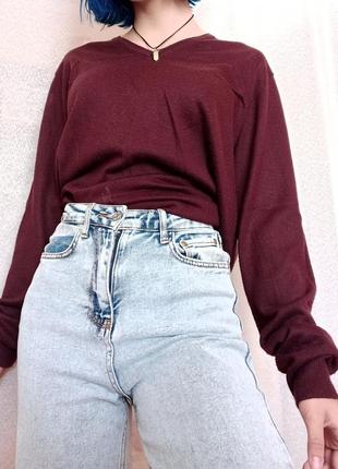 Кофта бордова
