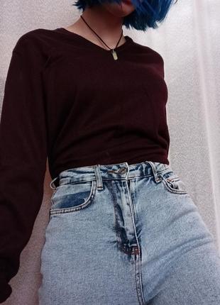 Кофта бордова