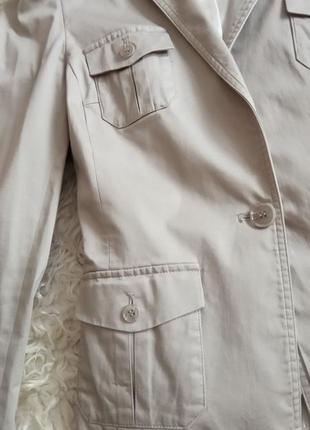 Пиджак котоновый приталенный от  h&m5 фото