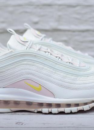 Белые рефлективные кроссовки с баллонами nike air max 97, 40 размер. оригинал1 фото