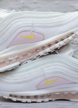 Білі рефлективні кросівки з балонами nike air max 97, 40 розмір. оригінал7 фото