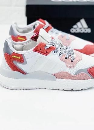 Adidas originals nite jogger boost 3m white кроссовки адидас джогер 35 размер3 фото