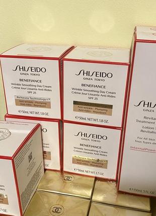 Крем shiseido benefiance wrinkle smoothing creme anti-rides последняя цена!7 фото