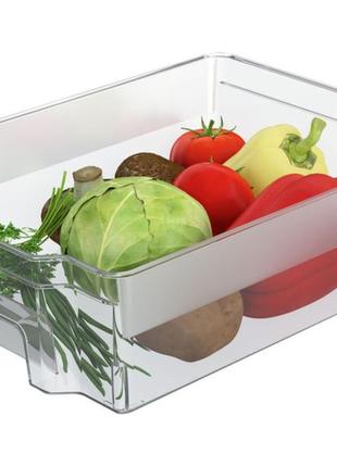 Органайзер для холодильника ernesto 5 л, контейнер в холодильник/скриньку/корзину для зберігання1 фото
