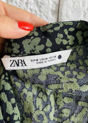 Сукня вільного крою в анімалістичний принт від zara5 фото