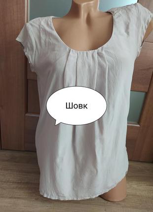Шовкова блузка жіноча футболка woolrich